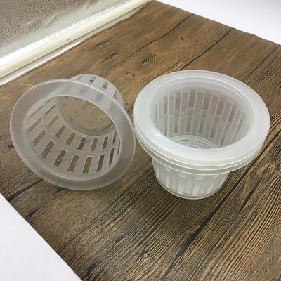 Small Size Injection Molded Plastic PP Net Pots for Hydroponic Greenhouse Cultivation
