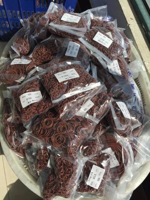 Water/Dust/Oil Proof Red Silicone Rubber O Ring Payment Term 30% Deposit 70% Balance