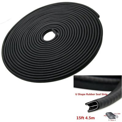 Engine Cover Edge Trim Noise Car Door and Window Rubber Strip Seal with Custom Color