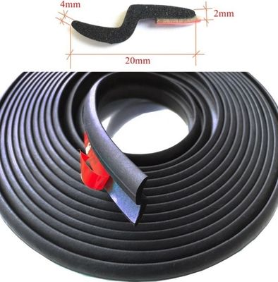 Engine Cover Edge Trim Noise Car Door and Window Rubber Strip Seal with Custom Color