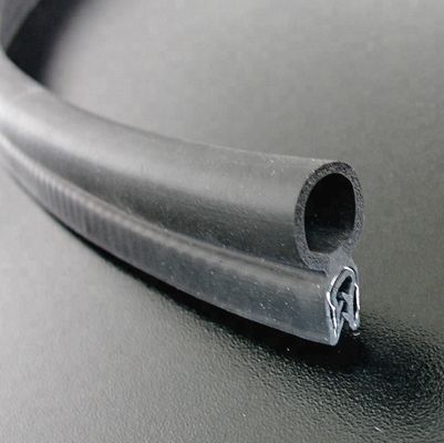 Custom Size Black Color Metallic EPDM Car Door Rubber Seals Strip for Industrial Needs