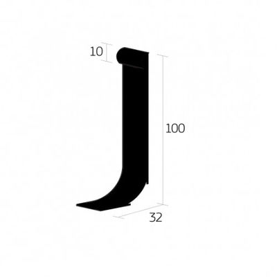 OEM Accepted Flexible PVC Full Cove Former Capping Skirting Strips for Durable Cove