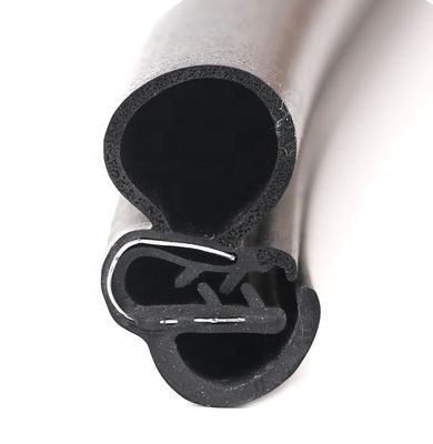 20-90 Shore Hardness EPDM Rubber Profile for Automatic Car Door Safety Edge Protection