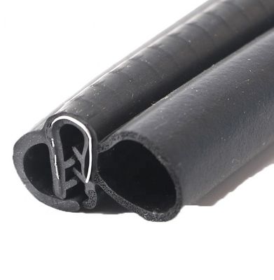 20-90 Shore Hardness EPDM Rubber Profile for Automatic Car Door Safety Edge Protection
