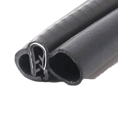 20-90 Shore Hardness EPDM Rubber Profile for Automatic Car Door Safety Edge Protection