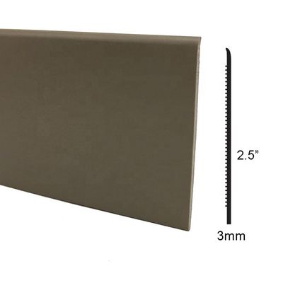 Wall Protection Vinyl Baseboard with Self Adhesive Cove Former and Flexible Design