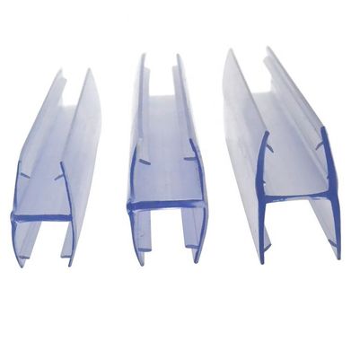 Silicone Curved Rubber Plastic Seal for Custom Shape H Shape PVC Bath Shower Screen