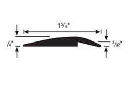 As Your Request Flexible PVC Transition Blank Holder Rubber Floor Edge Trim