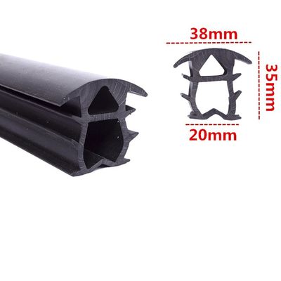 Custom Shape Industrial T-Shape Extrusion Rubber Sealing Strip for Solar Photovoltaic Panel