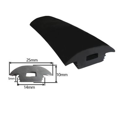 Custom Shape Industrial T-Shape Extrusion Rubber Sealing Strip for Solar Photovoltaic Panel
