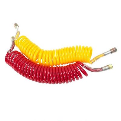 90mm Cycles Coiled Nylon Emergency Air Brake Hose Assembly for Semi Truck Applications