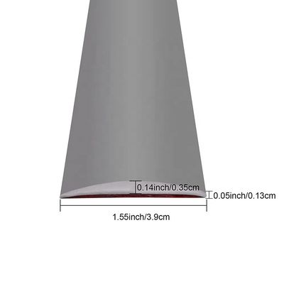Flooring Connection Repair Grey PVC Threshold Seam Cover Strip with Flexible Material
