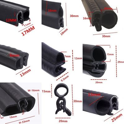 Custom Size Mud Tank Rubber Seal Strip OEM Waterproof Car Door Window Frame Weather Seal Rubber