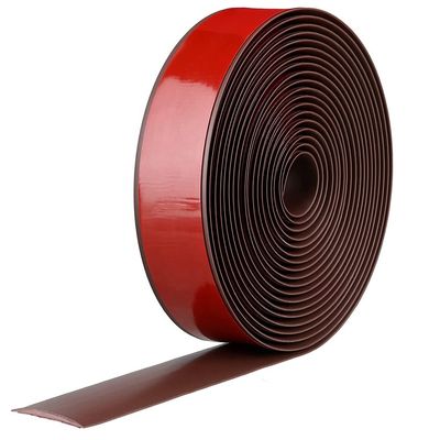 Wood Crevice Joining Strip for Flooring Transition and Threshold in Black/White PVC