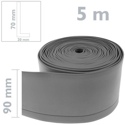 Ceramic Flexible Self-Adhesive Skirting Board 50x20mm 70x20mm Thickness 0.187'' to.75