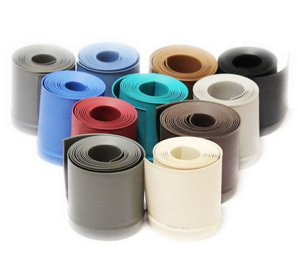 Customized Color Direct Manufacture 4" Width Cove Skirting Board Waterproof Wall Base