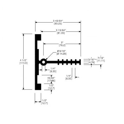 Construction Joint PVC Waterstop with 20-100 Shore A Hardness in Black/Red/White