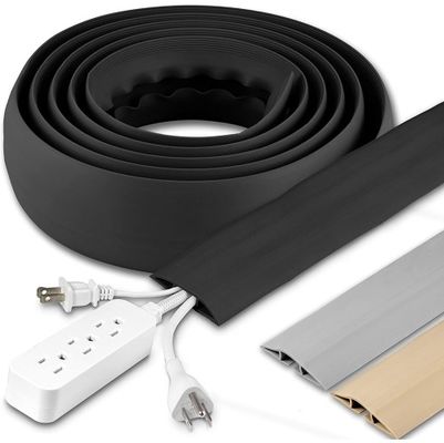 Protect Your Cables with 2 Channel Floor Cable Cover Environmentally Friendly Design