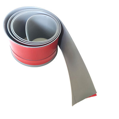 Cutting White Self Adhesive PVC Skirting Board Wall Cove Base Roll Customizable