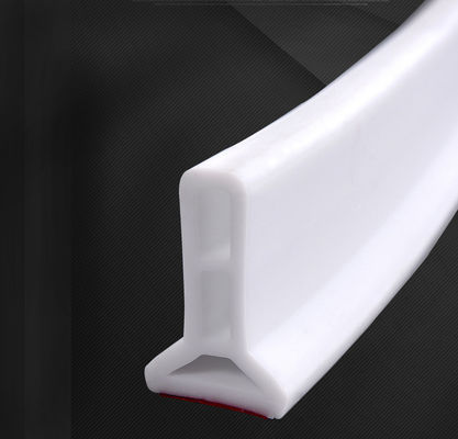 Customized or Standard Collapsible Silicone Water Dam for Timber Door Weatherstrip