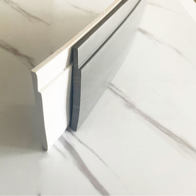 Soft PVC Flexible Waterproof Skirting Board with Moulding Processing and Glossy Finish