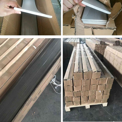Soft PVC Flexible Waterproof Skirting Board with Moulding Processing and Glossy Finish