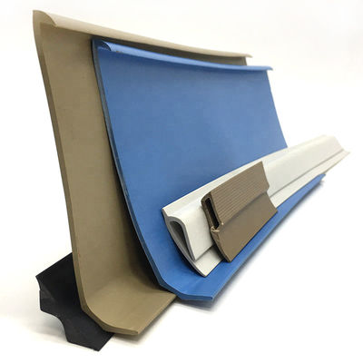 Customized Color Flexible Skirting Board Tiles PVC Plastic Baseboard 1.8mm Thickness