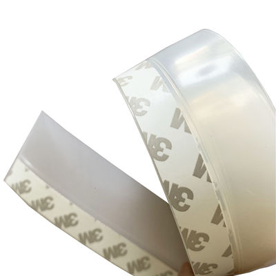 Grey Self-adhesive Silicone Rubber Door Bottom Seals for Improved Door Sealing Efficiency