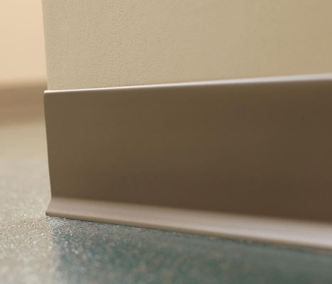 100mm Width Extrusion Process Rubber Baseboard Roll Vinyl Cove Base with Process