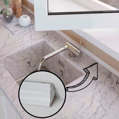 Self Adhesive Caulk and Trim Molding for Cabinet Edge Wall Edge Flexible Molding Trim