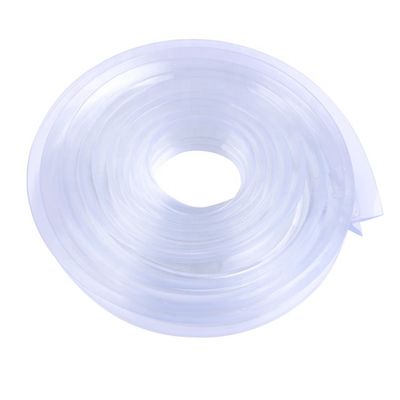 150C Temperature Clear U Channel Edge Protection Trim for Glass Custom Color/Size/Shape