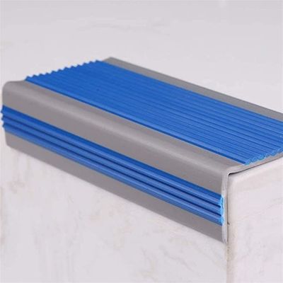 IATF Certified PVC Vinyl Stair Treads with Non-slip Rubber Nosing Staircase Steps