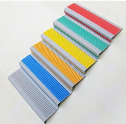 IATF Certified PVC Vinyl Stair Treads with Non-slip Rubber Nosing Staircase Steps