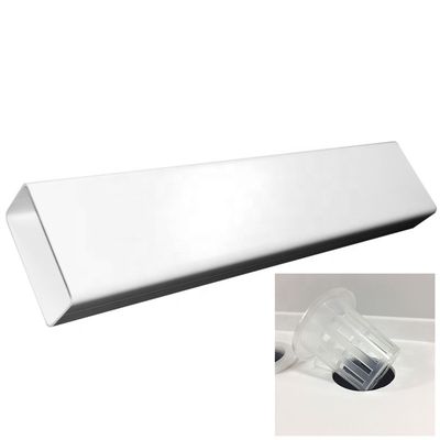 Customizable NFT Pipes PVC Channel 2 Meters Length 100x50mm for Hydroponic Growing