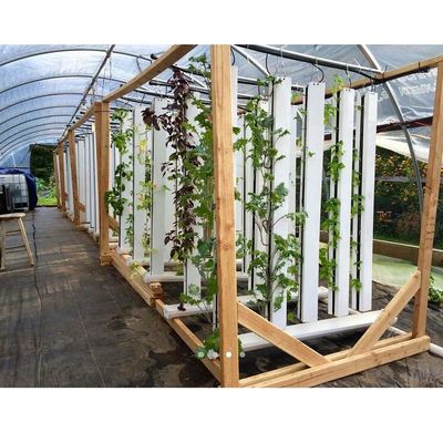 Customized PVC Pipe Vertical Tower Grow Channel Growing System for Vertical Farming