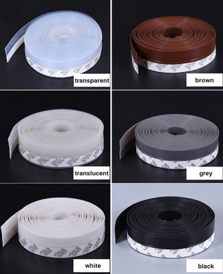 2.8cm/3.5cm Height Door Draft Stopper in Black for Under Door Seal Recommended