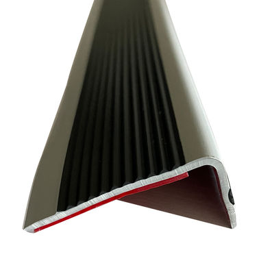 Anti-Slip PVC Rubber Stair Nosing Edge Trim with Cutting Service and Protective Strip