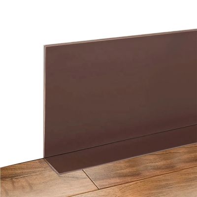30% Deposit 70% Balance PVC White Baseboards Adhesive Back Vinyl Cove Wall Base Roll 10mm