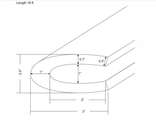 Cutting Processing Service SILICONE Rubber Boat Fender for Customer Requirements