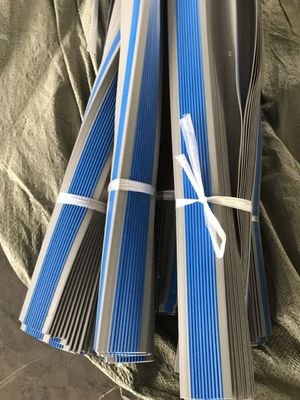 Protective L Shape PVC Rubber Stair Nosing Edge Trim for Slip Resistant Stair Treads