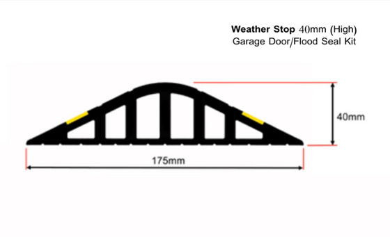 Flood Barrier Garage Door Threshold Water Barrier Seal Strips Hardness 30-90 Shore
