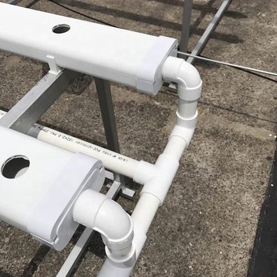 Rectangle Hydroponic Cultivation System PVC Pipe 80x30mm for Optimal Nutrition