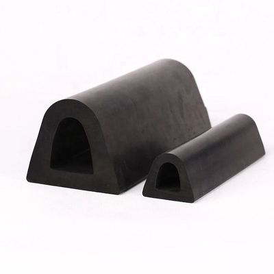 Marine Boat Dock Black EPDM Rubber D Fender Bumper Strip for Long-Lasting Performance