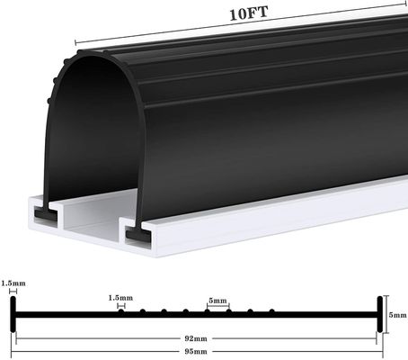 0.5mm-10mm Thickness Garage Door Bottom Weather Stripping Solution