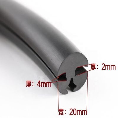 Rubber Gasket Seals for Car Windshield Windows ShoreA 65 Hardness Processing Service