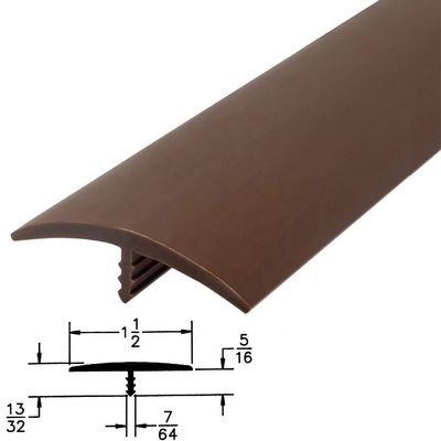 Home Application Flooring Trim Flexible Vinyl T Molding for Seamless Floor Transition