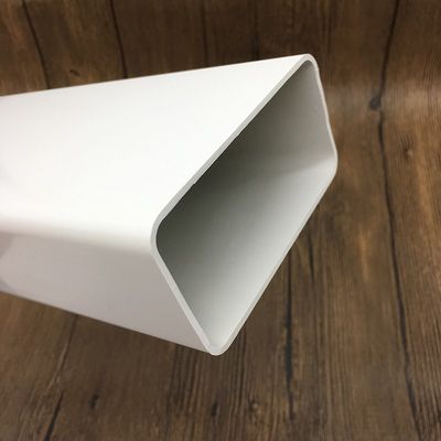 White PVC Hydroponic NFT System for Mass Production Square Tube or 100*50mm Round Pipe