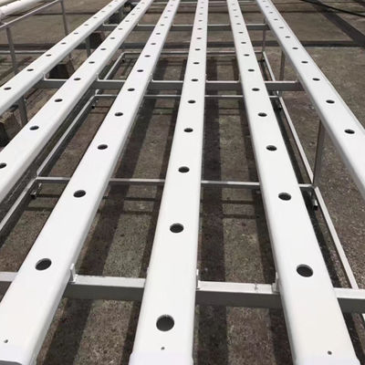 Customize PVC NFT hydroponic pipe for water planting tube in round rectangular shape