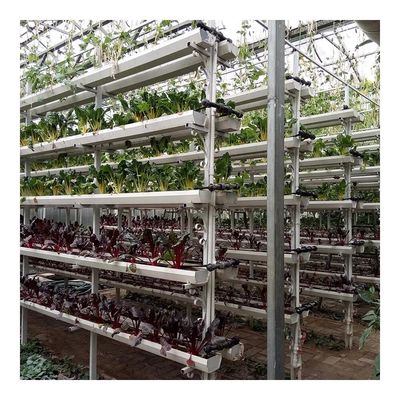 Customize PVC NFT hydroponic pipe for water planting tube in round rectangular shape
