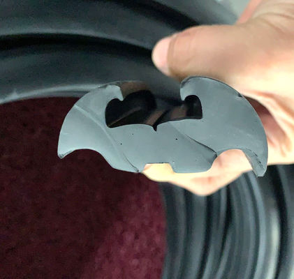 Eco-friendly Black Boat Edge Protective Bumper Rubber Strip for Boat Protection Needs